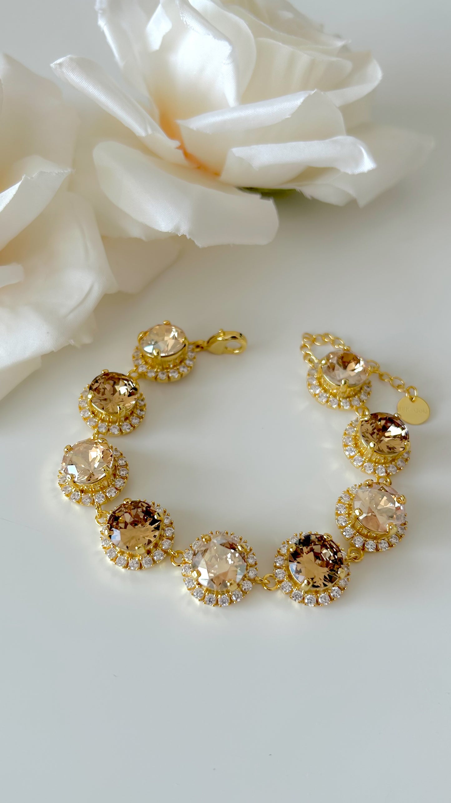18k Gold Champagne Bracelet