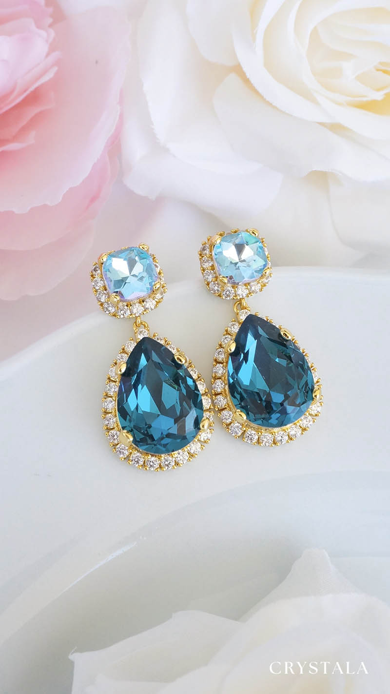 18k Gold Dahlia Earrings