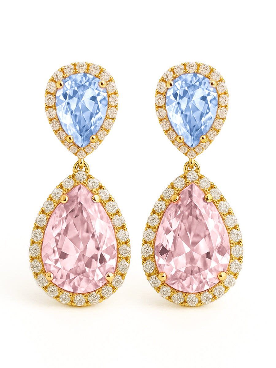 18k Gold Paris Earrings