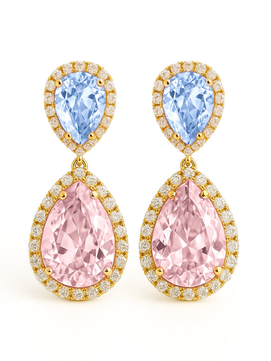 18k Gold Paris Earrings