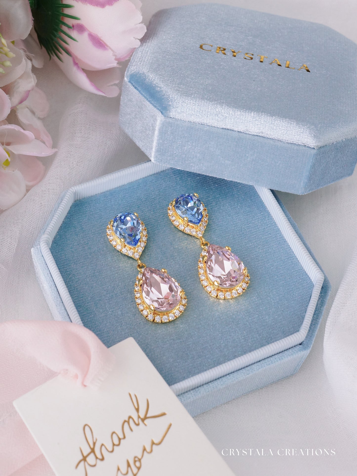 18k Gold Paris Earrings
