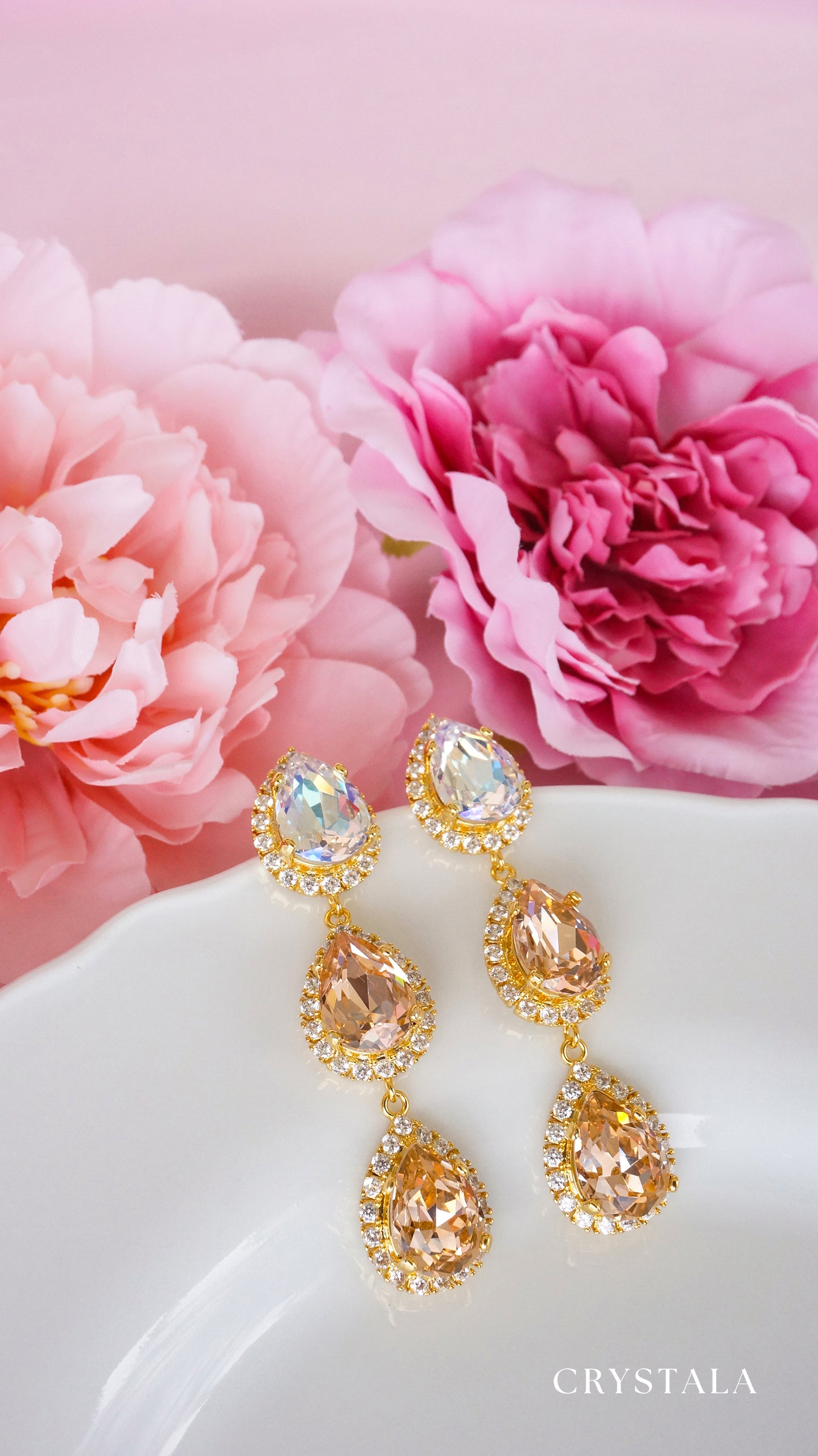 18k Gold Viviana Earrings