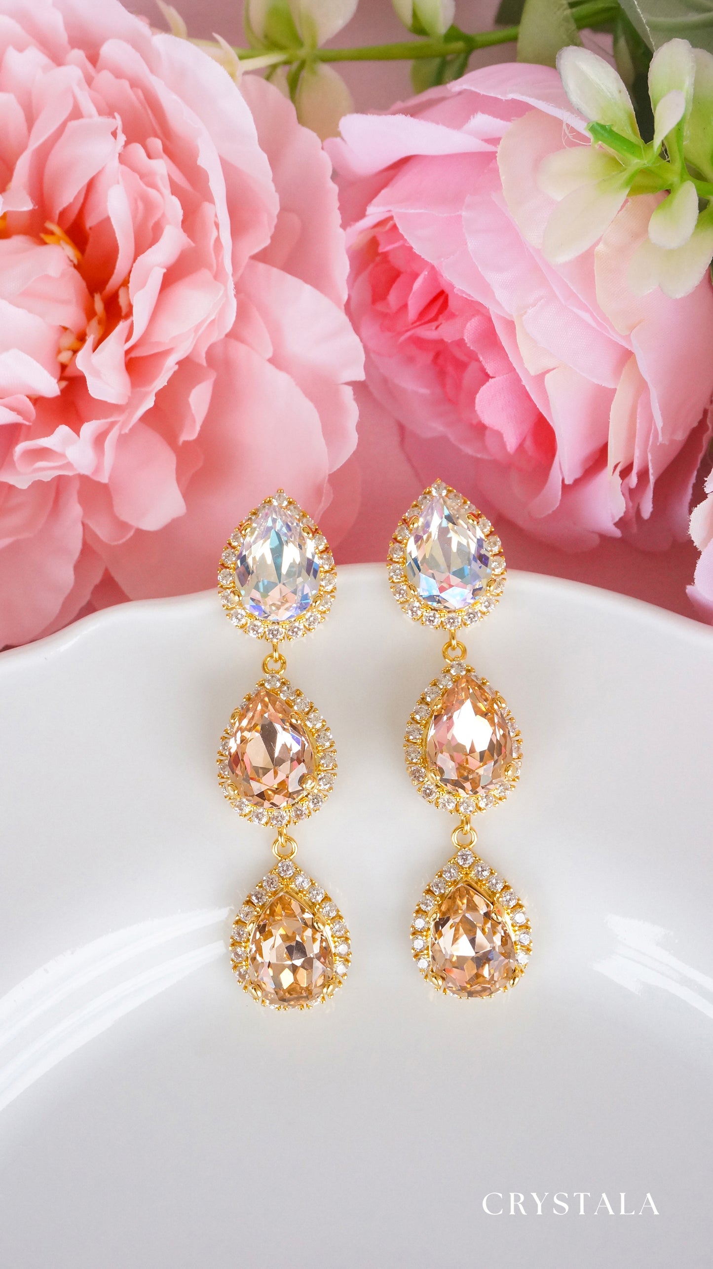 18k Gold Viviana Earrings