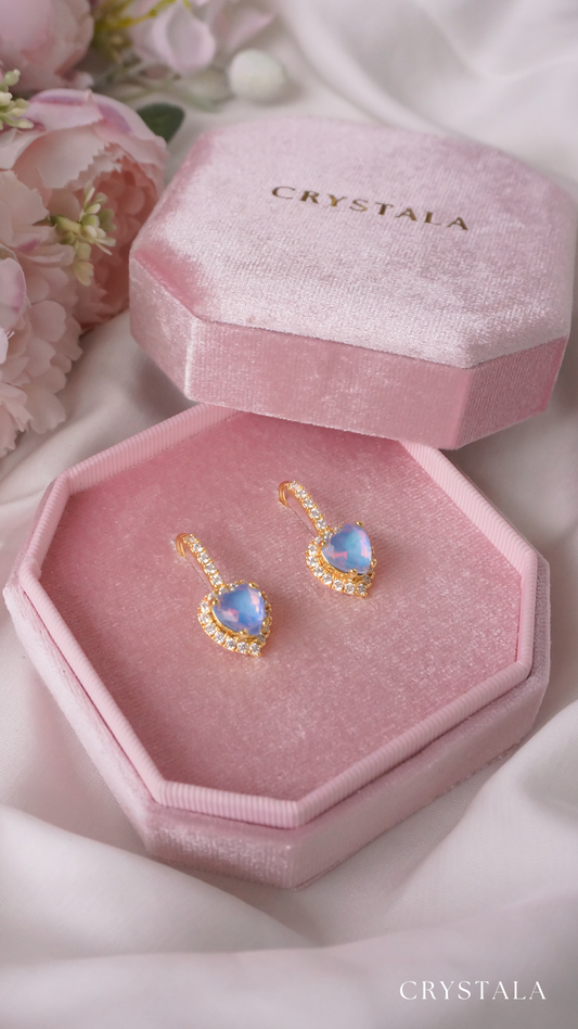 18k Gold Heart Azura Earrings