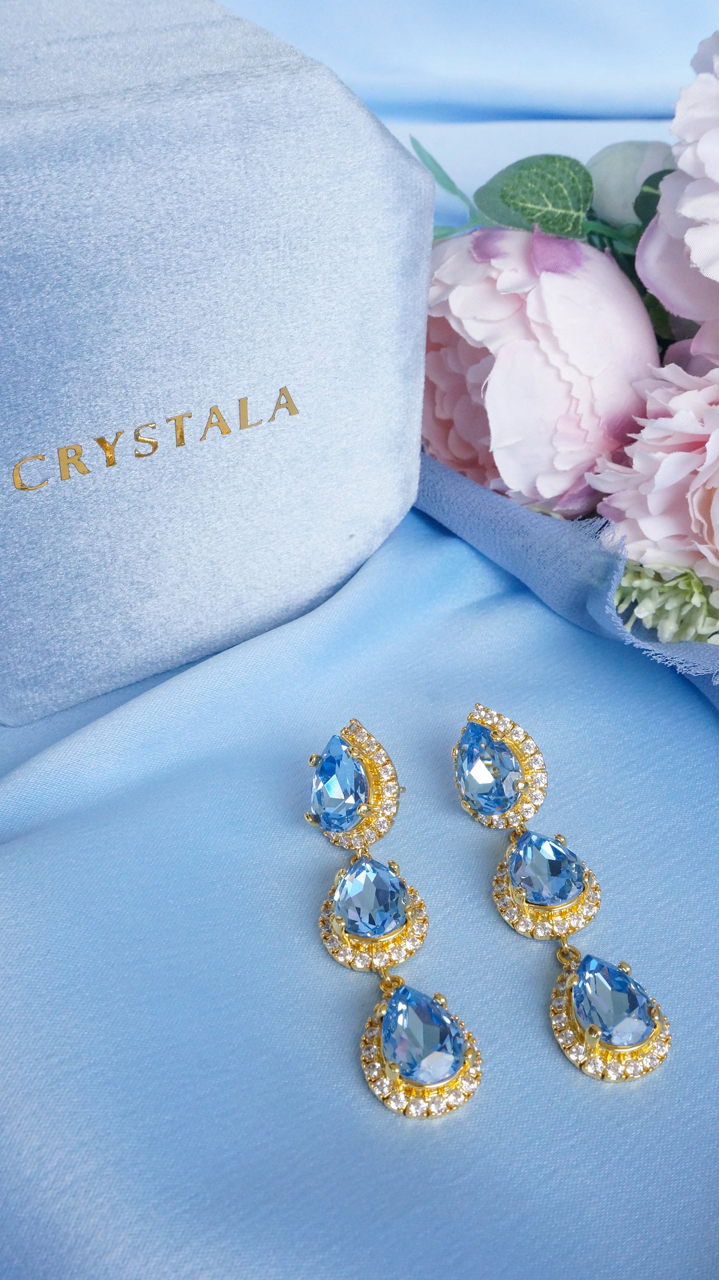18k Gold Diana Earrings