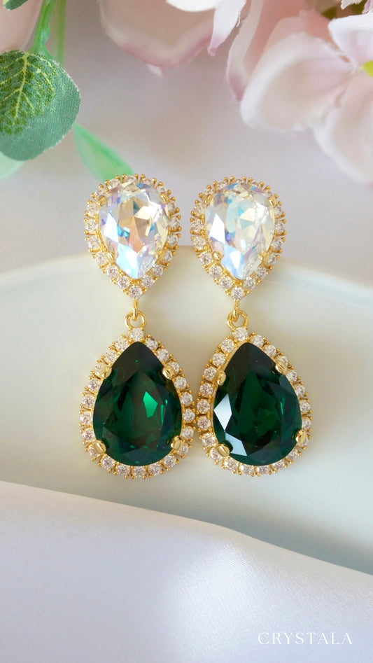 18k Gold Empress Earrings