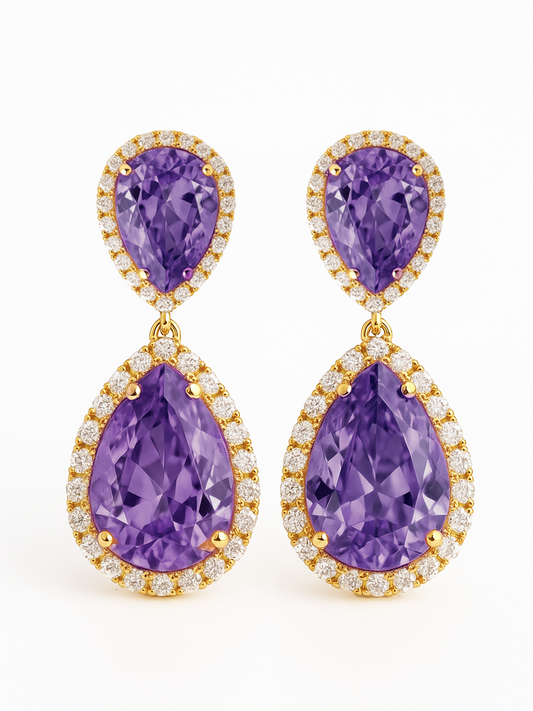 18k Gold Amelia Earrings